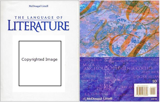 Language of Literature front and back covers