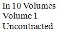 Volume information in a multi-volume book, including Uncontracted