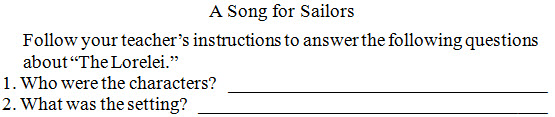 Write-on-line after each question