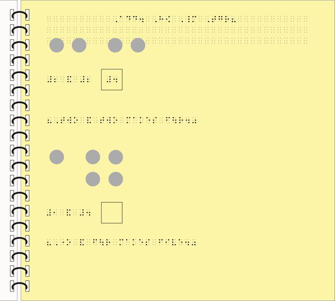 Image: Counting symbols simbraille part 1